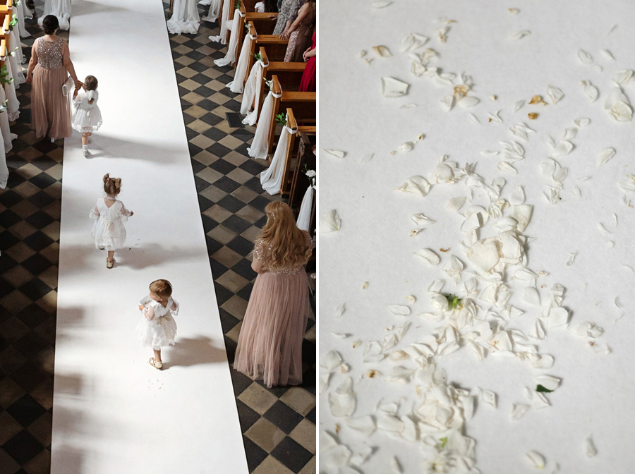 fotografia ślubna Wejście do kościoła